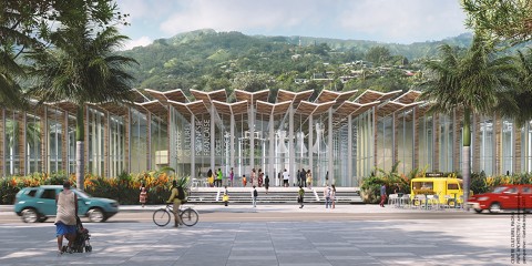 Centre culturel de la Polynésie française à Papeete 