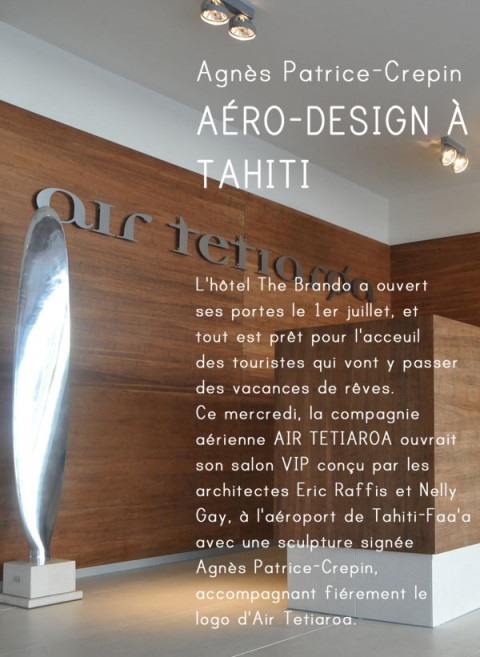 AIR TETIAROA - Aero-design in Tahiti - july 2014